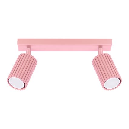 Brilagi - LED-punktvalgusti CRESTO 2xGU10/10W/230V roosa