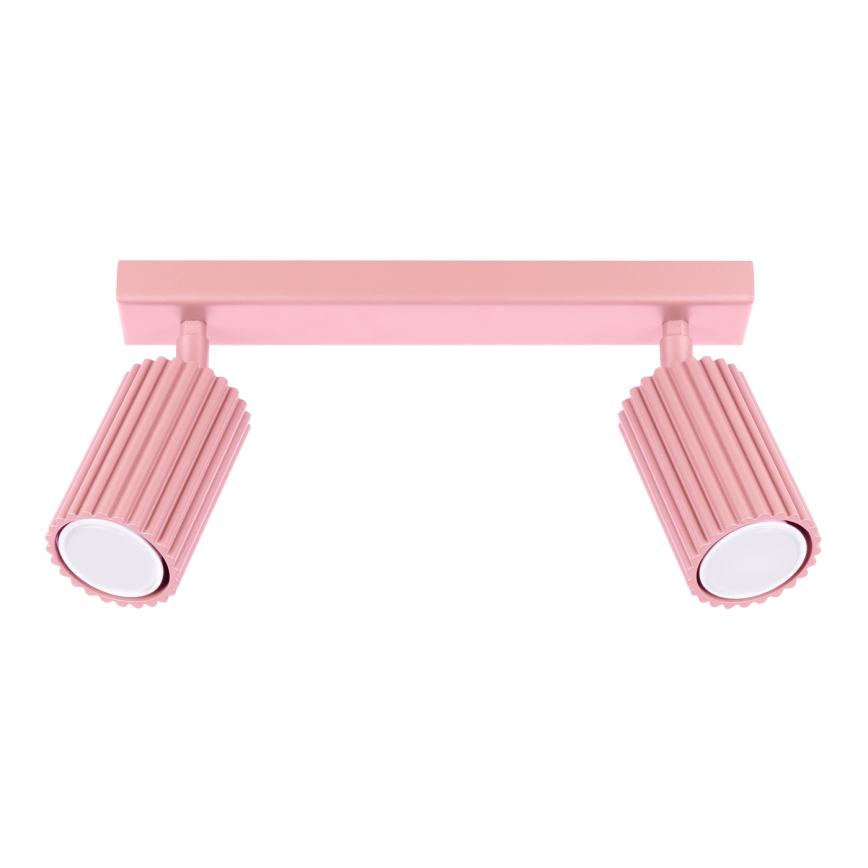 Brilagi - LED-punktvalgusti CRESTO 2xGU10/10W/230V roosa