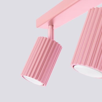 Brilagi - LED-punktvalgusti CRESTO 2xGU10/10W/230V roosa