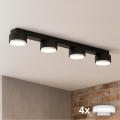 Brilagi - LED punktvalgusti MONO 4xGX53/12W/230V must