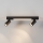 Brilagi - LED-punktvalgusti SELE 2xGU10/30W/230V + LED/15W must