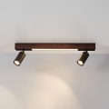 BRILAGI - LED punktvalgusti SELE 2xGU10/30W/230V + LED/15W must/kirsidekor