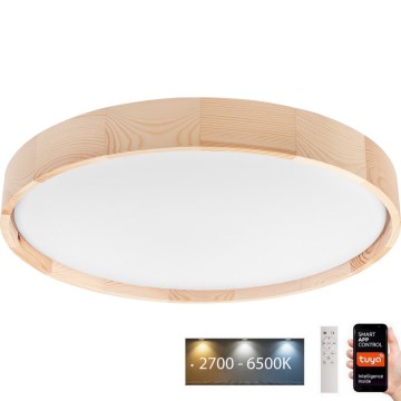 Brilagi - LED reguleeritav laelamp MANAROLA SMART LED/36W/230V 2700-6500K läbimõõt 51 cm Wi-Fi Tuya + kaugjuhtimispult