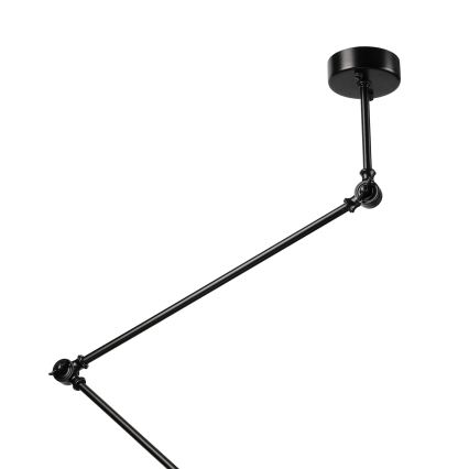 BRILAGI - LED reguleeritav laelamp varrega IRONBEAM 1xE27/60W/230V must