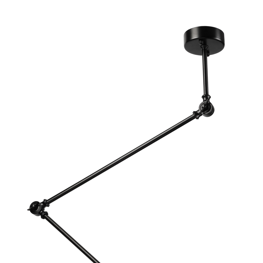 BRILAGI - LED reguleeritav laelamp varrega IRONBEAM 1xE27/60W/230V must