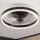 Brilagi - LED reguleeritav laelamp ventilaatoriga LED/30W/230V 3000-6500K must + kaugjuhtimispult