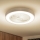 Brilagi - LED reguleeritav laelamp ventilaatoriga LED/30W/230V 3000-6500K valge + kaugjuhtimispult