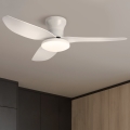 Brilagi - LED reguleeritav laeventilaator LED/30W/230V 3000-6500K valge + kaugjuhtimispult
