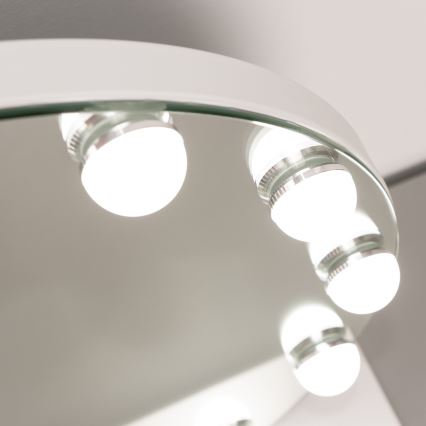 Brilagi - LED reguleeritav meigipeegel HOLLYWOOD LED/12W/230V 3000/4000/6500K