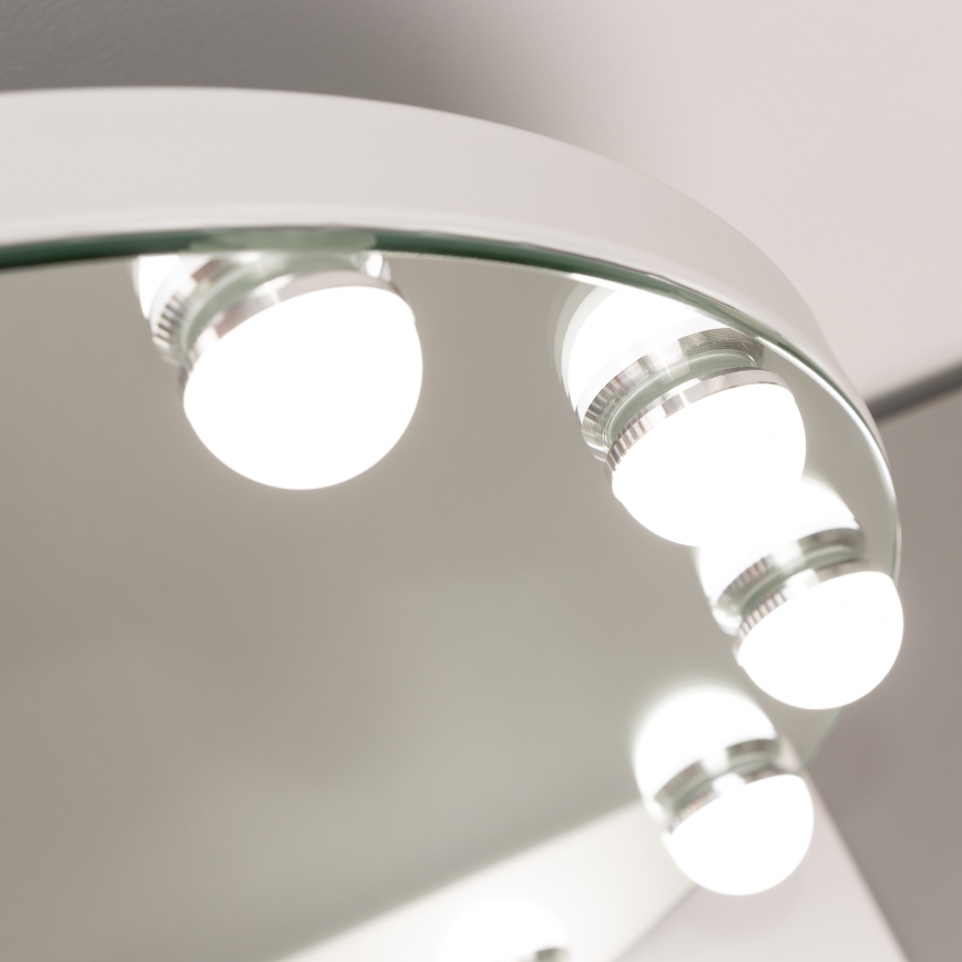 Brilagi - LED reguleeritav meigipeegel HOLLYWOOD LED/12W/230V 3000/4000/6500K