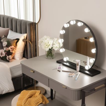 Brilagi - LED reguleeritav meigipeegel HOLLYWOOD LED/12W/230V 3000/4000/6500K