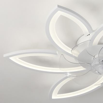 Brilagi - LED reguleeritav laelamp ventilaatoriga LED/50W/230V 3000-6500K valge + kaugjuhtimispult