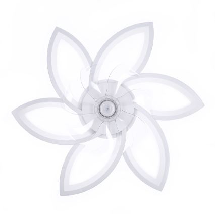 Brilagi - LED reguleeritav laelamp ventilaatoriga LED/50W/230V 3000-6500K valge + kaugjuhtimispult