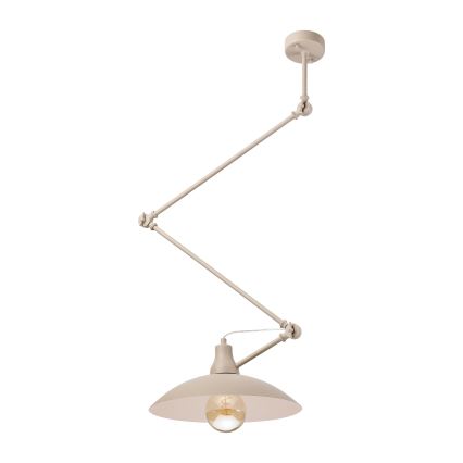 BRILAGI - LED-reguleeritav varrega rippvalgusti IRONBEAM 1xE27/60W/230V beež