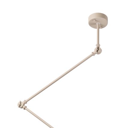 BRILAGI - LED-reguleeritav varrega rippvalgusti IRONBEAM 1xE27/60W/230V beež