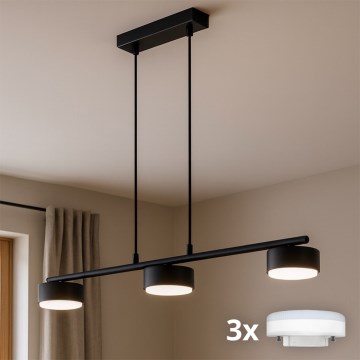 BRILAGI - LED RGB+CCT hämardatav juhtmega rippvalgusti MONO 3xGX53/14W/230V 2700-6500K Wi-Fi Tuya must