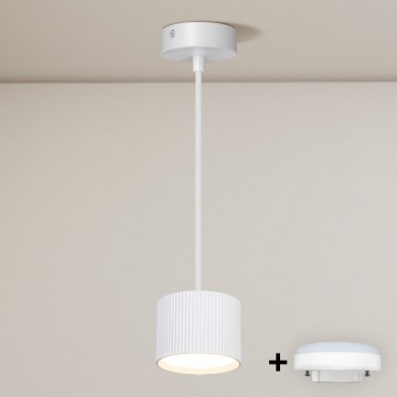 BRILAGI - LED RGB+CCT hämardatav rippvalgusti kaablil STRIPY 1xGX53/14W/230V pr. 82 mm 2700-6500K Wi-Fi Tuya valge