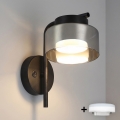 BRILAGI - LED RGB+CCT hämardatav seinavalgusti AURA LUX 1xGX53/14W/230V 2700-6500K Wi-Fi Tuya must/suitsuhall