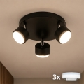 BRILAGI - LED RGB+CCT hämardatav suunavalgusti MONO 3xGX53/14W/230V 2700-6500K Wi-Fi Tuya must
