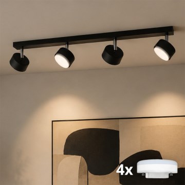 BRILAGI - LED RGB+CCT hämardatav suunavalgusti MONO 4xGX53/14W/230V 2700-6500K Wi-Fi Tuya must