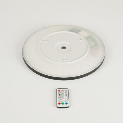 Brilagi - LED RGBW reguleeritav laevalgusti ULTRA SLIM LED/18W/230V 2700-6500K läbimõõt 30 cm must + kaugjuhtimispult