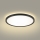 Brilagi - LED RGB Hämardatav laevalgusti ULTRA SLIM LED/18W/230V 2700-6500K d. 30 cm must + kaugjuhtimispult