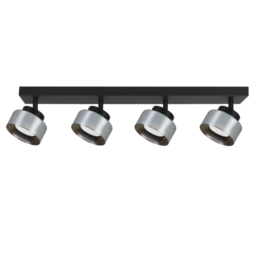 BRILAGI - LED RGB+CCT Hämardatav laespott AURA LUX 4xGX53/14W/230V 2700-6500K Wi-Fi Tuya must/suitsune