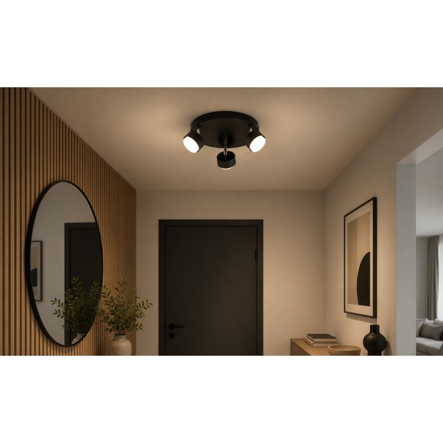 BRILAGI - LED RGB+CCT hämardatav suunavalgusti MONO 3xGX53/14W/230V 2700-6500K Wi-Fi Tuya must