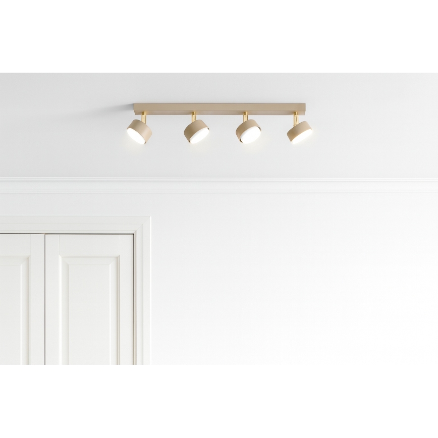 BRILAGI - LED RGB+CCT Hämardatav suunavalgusti MONO 4xGX53/14W/230V 2700-6500K Wi-Fi Tuya beež