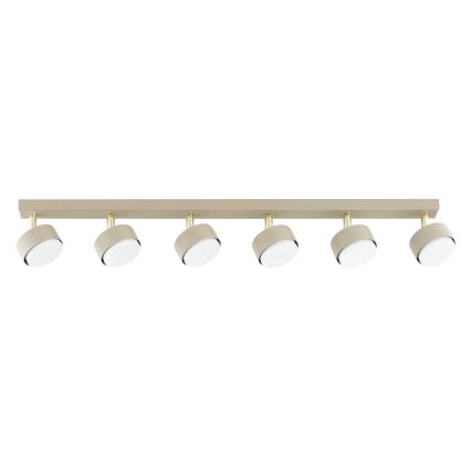 BRILAGI - LED RBG+CCT Hämardatav suunatav laelamp MONO 6xGX53/14W/230V 2700-6500K Wi-Fi Tuya beež/kuldne