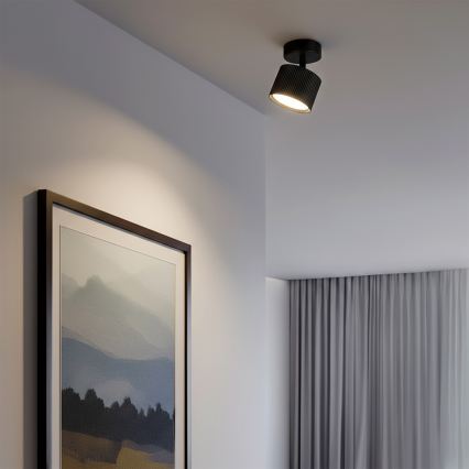BRILAGI - LED RGB+CCT hämardatav punktvalgusti STRIPY 1xGX53/14W/230V pr. 82 mm 2700-6500K Wi-Fi Tuya must