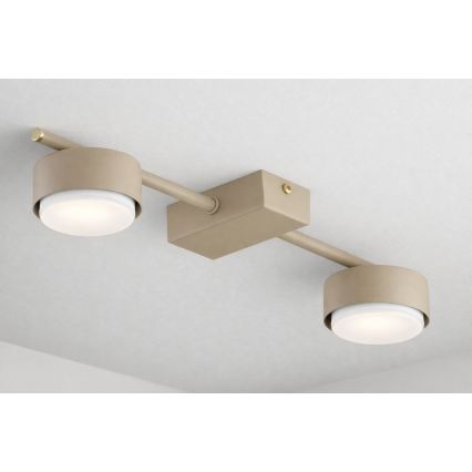 BRILAGI - LED RGB+CCT hämardatav sihtvalgusti MONO 2xGX53/14W/230V 2700-6500K Wi-Fi Tuya beež