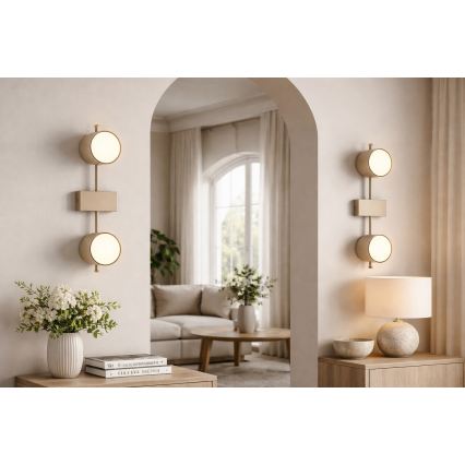 BRILAGI - LED RGB+CCT hämardatav sihtvalgusti MONO 2xGX53/14W/230V 2700-6500K Wi-Fi Tuya beež