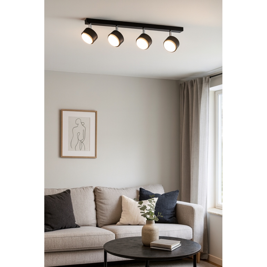 BRILAGI - LED RGB+CCT hämardatav suunavalgusti MONO 4xGX53/14W/230V 2700-6500K Wi-Fi Tuya must