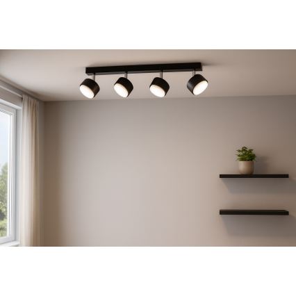 BRILAGI - LED RGB+CCT hämardatav suunavalgusti MONO 4xGX53/14W/230V 2700-6500K Wi-Fi Tuya must