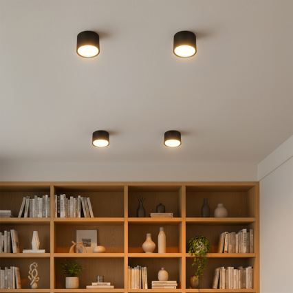 BRILAGI - LED RGB+CCT hämardatav suunatav valgusti SMOOTH 1xGX53/14W/230V 60x82 mm 2700-6500K Wi-Fi Tuya must
