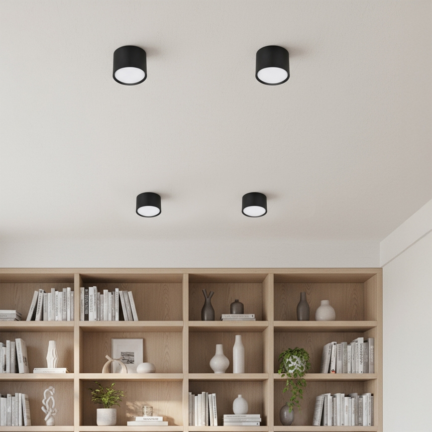 BRILAGI - LED RGB+CCT hämardatav suunatav valgusti SMOOTH 1xGX53/14W/230V 60x82 mm 2700-6500K Wi-Fi Tuya must