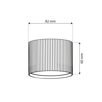 BRILAGI - LED RGB+CCT hämardatav suunav valgusti STRIPY 1xGX53/14W/230V 60x82 mm 2700-6500K Wi-Fi Tuya hõbedane