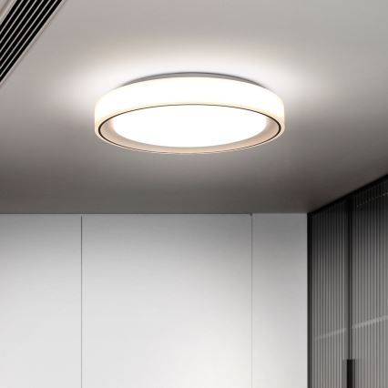 Brilagi - FLOCO LED RGB hämardatav laevalgusti LED/30W/230V, läbimõõt 39,5 cm, 3000–6500 K, Wi‑Fi Tuya + LED/6W + kaugjuhtimispult