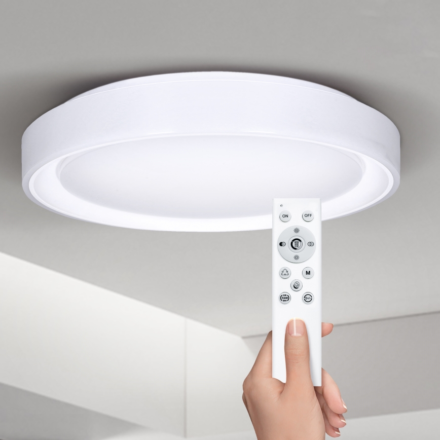 Brilagi - RGB LED Hämardatav laevalgusti FLOCO LED/30W/230V 3000-6500K Wi-Fi Tuya + LED/6W + kaugjuhtimispult
