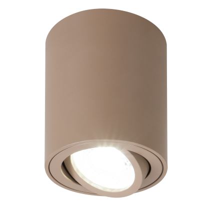 Brilagi - LED RGBW hämardatav punktvalgusti MIA 1xGU10/4,8W/230V 3000K 100x80 mm beež + kaugjuhtimispult