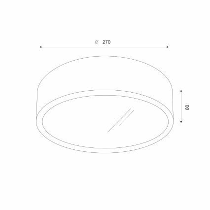 Brilagi - LED RGBW hämardatav laelamp CARVALHO 1xE27/15W/230V 2700-6500K Wi-Fi tammeviimistlus läbimõõt 27,5 cm
