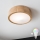 Brilagi - LED RGBW hämardatav laelamp CARVALHO 1xE27/9W/230V 2700–6500K Wi-Fi, tamme viimistlus, Ø 27,5 cm