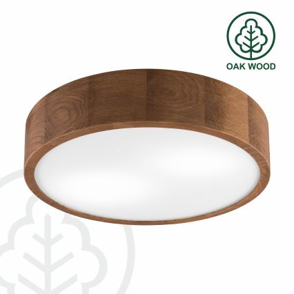 Brilagi - LED RGBW hämardatav laelamp CARVALHO 2xE27/15W/230V 2700-6500K Wi-Fi tamm, läbimõõt 37,5 cm