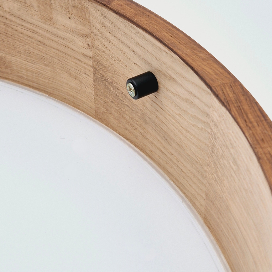 Brilagi - LED RGBW hämardatav laelamp CARVALHO 2xE27/15W/230V 2700-6500K Wi-Fi tamm, läbimõõt 37,5 cm