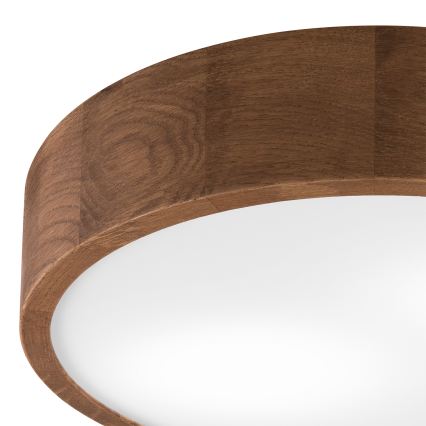 Brilagi - LED RGBW hämardatav laelamp CARVALHO 2xE27/15W/230V 2700-6500K Wi-Fi tamm, läbimõõt 37,5 cm