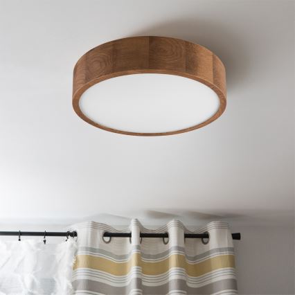 Brilagi - LED RGBW hämardatav laelamp CARVALHO 2xE27/9W/230V 2700-6500K Wi-Fi tamm, läbimõõt 37,5 cm