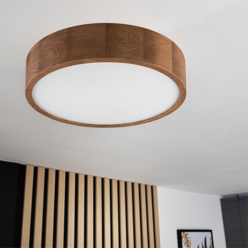Brilagi - LED RGBW hämardatav laelamp CARVALHO 2xE27/9W/230V 2700-6500K Wi-Fi tamm, läbimõõt 37,5 cm