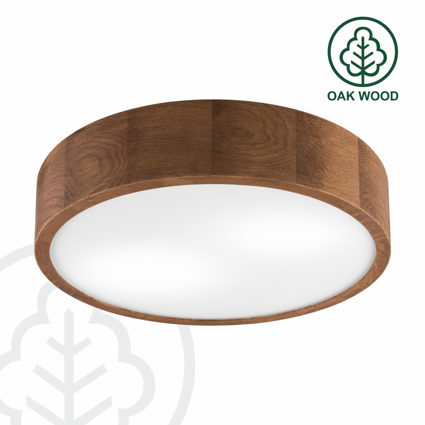 Brilagi - LED RGBW hämardatav laelamp CARVALHO 2xE27/9W/230V 2700-6500K Wi-Fi tamm, läbimõõt 37,5 cm