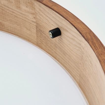 Brilagi - LED RGBW hämardatav laelamp CARVALHO 2xE27/9W/230V 2700-6500K Wi-Fi tamm, läbimõõt 37,5 cm